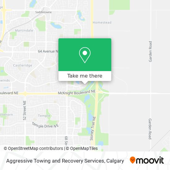 Aggressive Towing and Recovery Services map