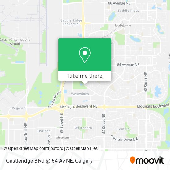 Castleridge Blvd @ 54 Av NE plan