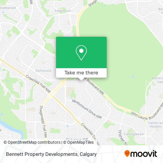 Bennett Property Developments map