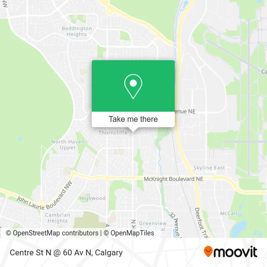 Centre St N @ 60 Av N map