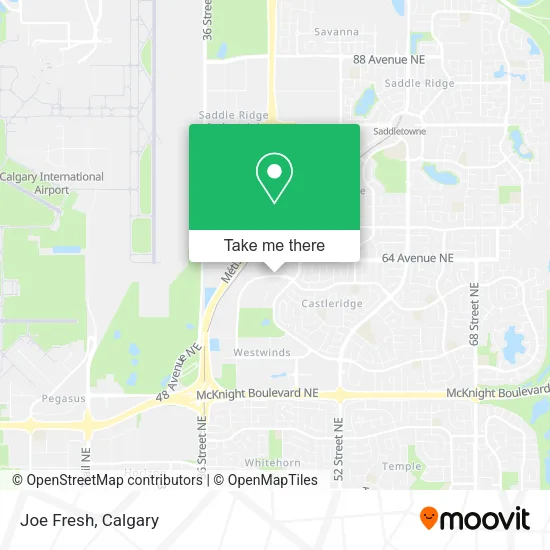 Joe Fresh map