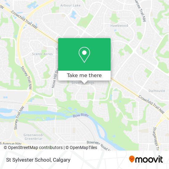 St Sylvester School map