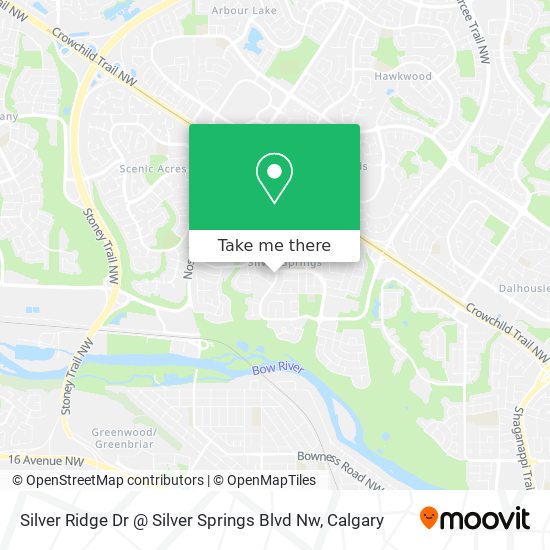 Silver Ridge Dr @ Silver Springs Blvd Nw map