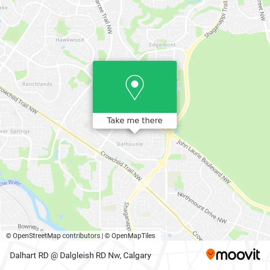 Dalhart RD @ Dalgleish RD Nw map