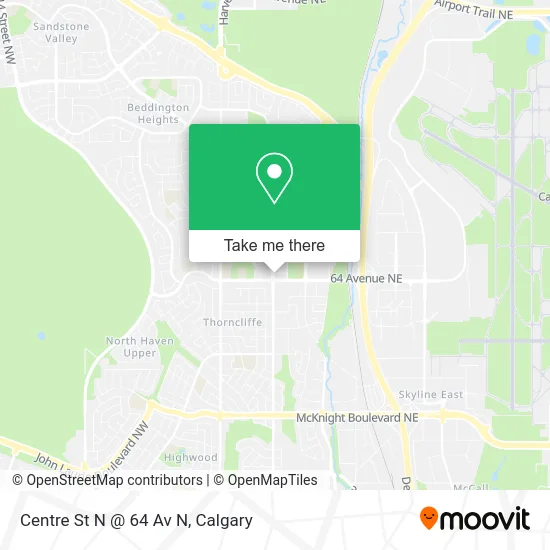 Centre St N @ 64 Av N map