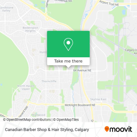 Canadian Barber Shop & Hair Styling map