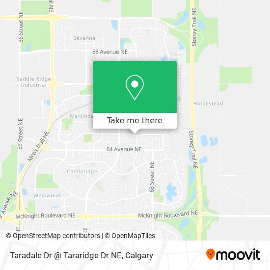 Taradale Dr @ Tararidge Dr NE map