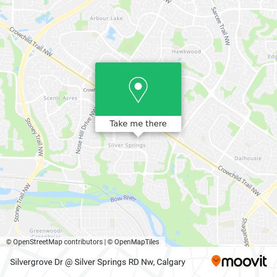 Silvergrove Dr @ Silver Springs RD Nw map