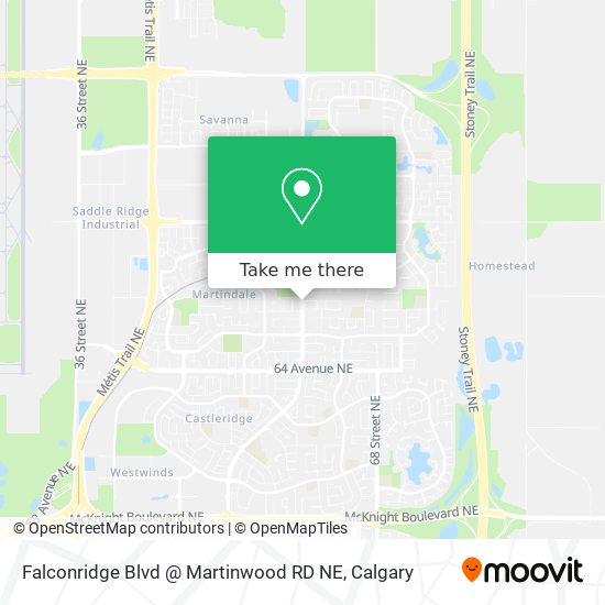 Falconridge Blvd @ Martinwood RD NE plan