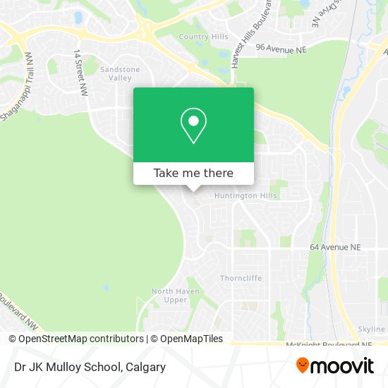 Dr JK Mulloy School map