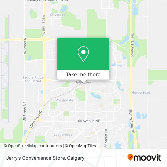 Jerry's Convenience Store map