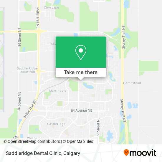 Saddleridge Dental Clinic map