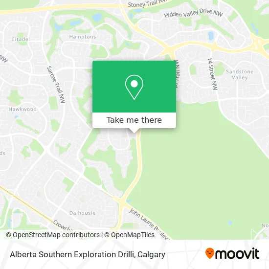 Alberta Southern Exploration Drilli map