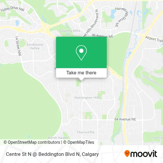 Centre St N @ Beddington Blvd N map