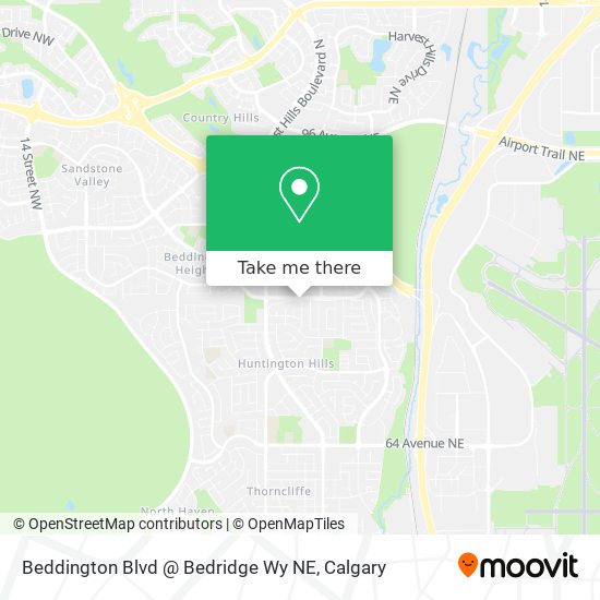 Beddington Blvd @ Bedridge Wy NE map