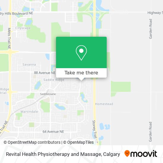 Revital Health Physiotherapy and Massage map