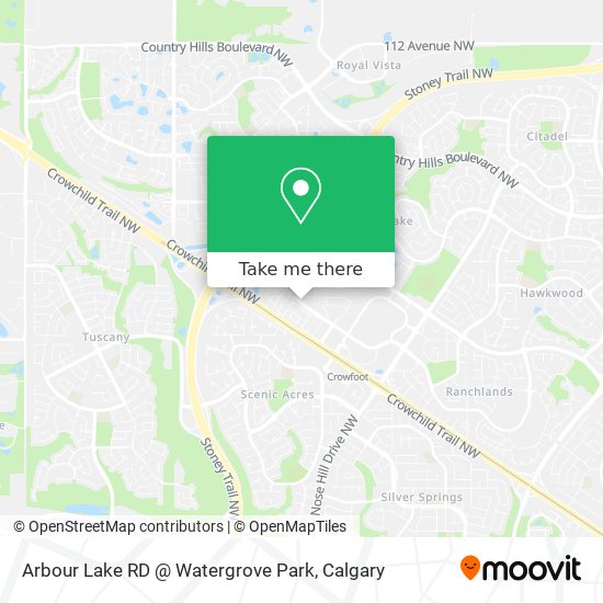 Arbour Lake RD @ Watergrove Park plan