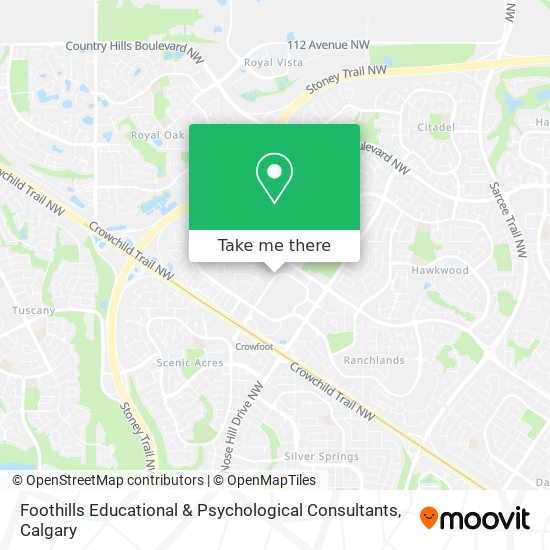 Foothills Educational & Psychological Consultants map