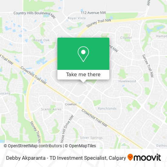 Debby Akparanta - TD Investment Specialist map