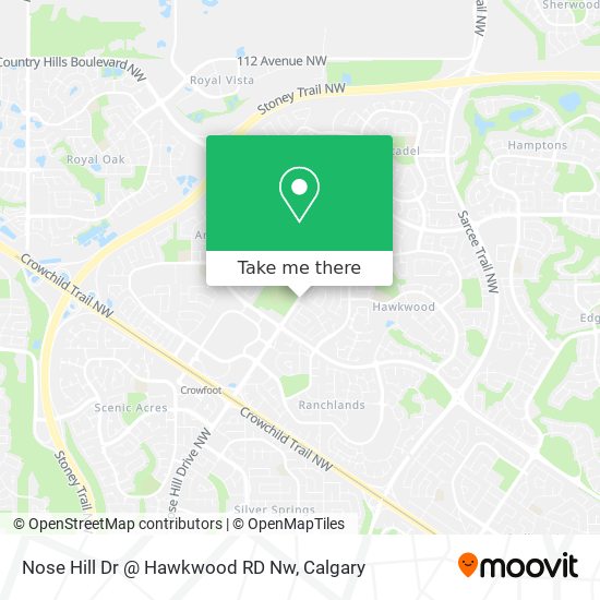 Nose Hill Dr @ Hawkwood RD Nw plan