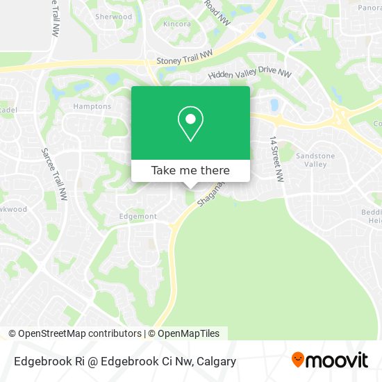 Edgebrook Ri @ Edgebrook Ci Nw map