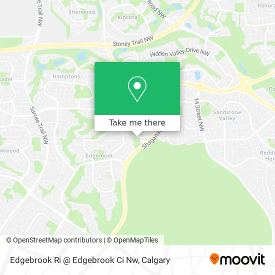 Edgebrook Ri @ Edgebrook Ci Nw map