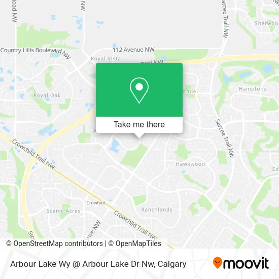 Arbour Lake Wy @ Arbour Lake Dr Nw plan