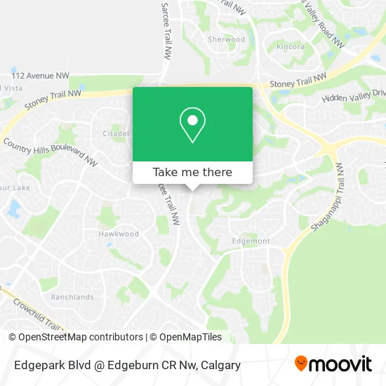 Edgepark Blvd @ Edgeburn CR Nw map