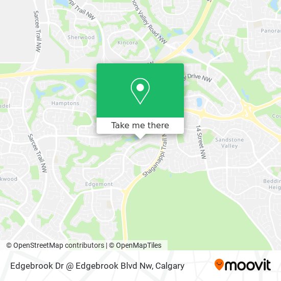 Edgebrook Dr @ Edgebrook Blvd Nw map