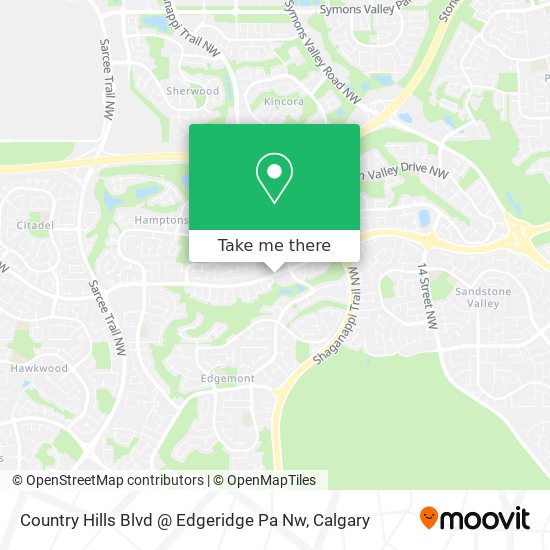 Country Hills Blvd @ Edgeridge Pa Nw plan