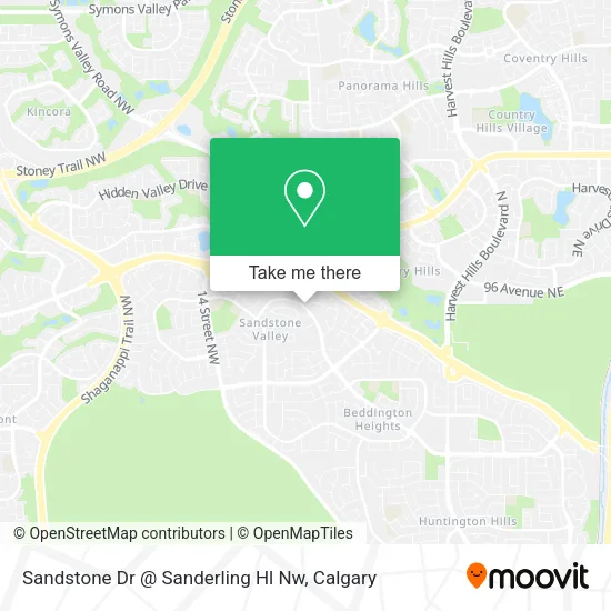 Sandstone Dr @ Sanderling Hl Nw map