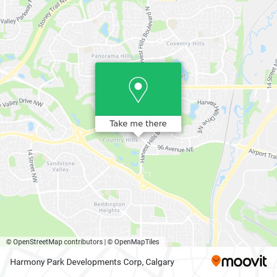 Harmony Park Developments Corp map