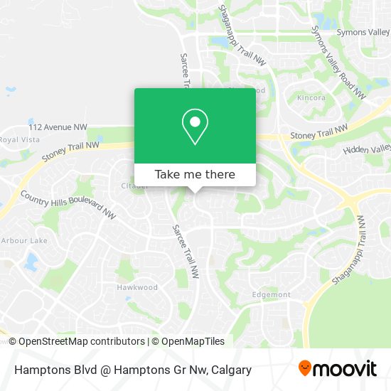 Hamptons Blvd @ Hamptons Gr Nw map