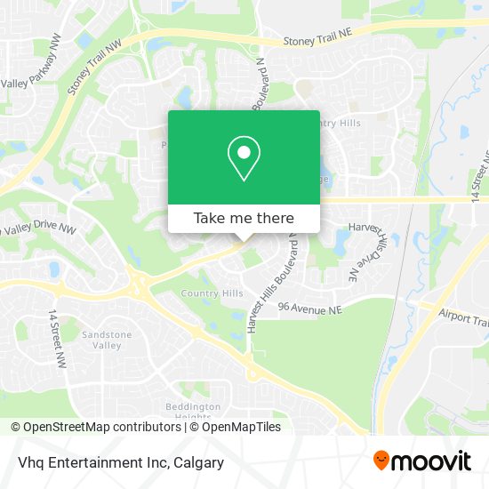 Vhq Entertainment Inc map