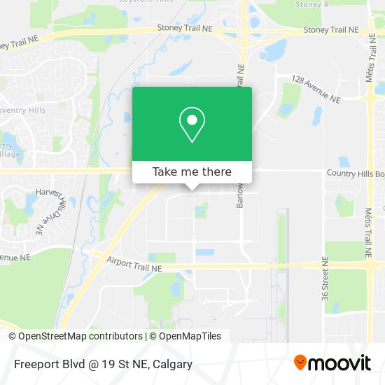 Freeport Blvd @ 19 St NE map