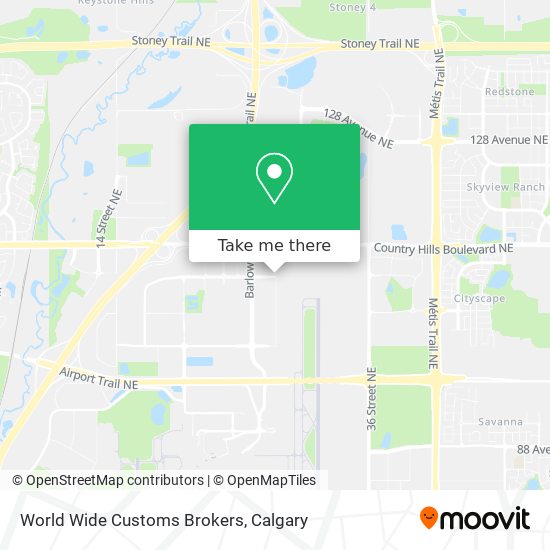 World Wide Customs Brokers map