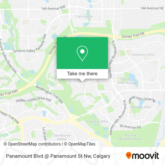 Panamount Blvd @ Panamount St Nw map