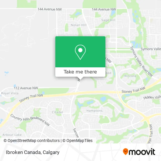 Ibroken Canada map