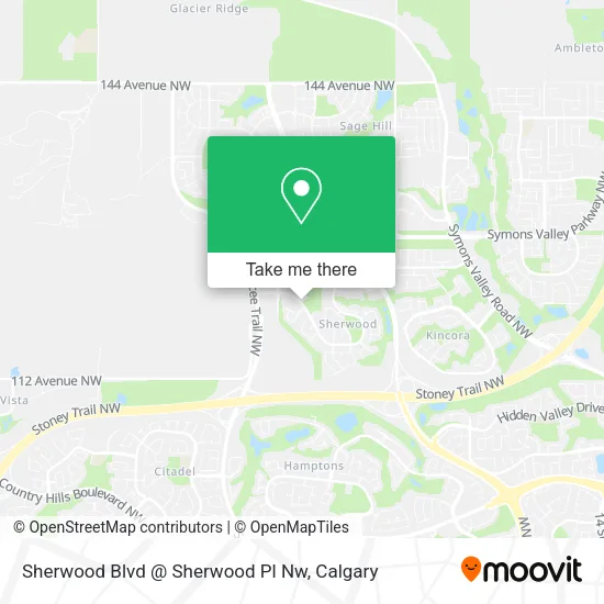 Sherwood Blvd @ Sherwood Pl Nw map