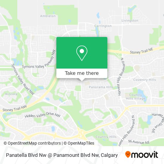 Panatella Blvd Nw @ Panamount Blvd Nw plan