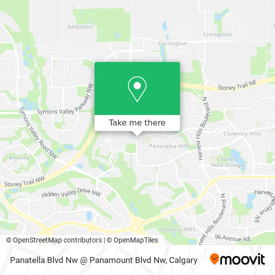 Panatella Blvd Nw @ Panamount Blvd Nw map