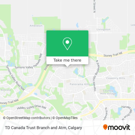 TD Canada Trust Branch and Atm map