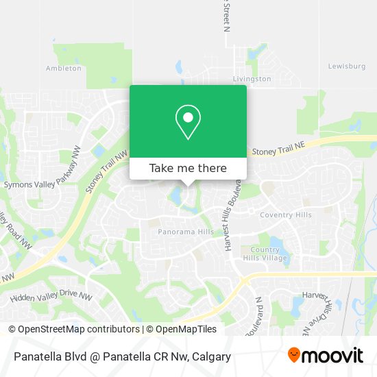 Panatella Blvd @ Panatella CR Nw map
