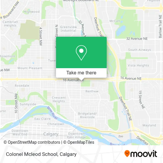 Colonel Mcleod School map