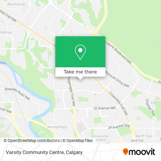 Varsity Community Centre map