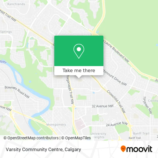 Varsity Community Centre map