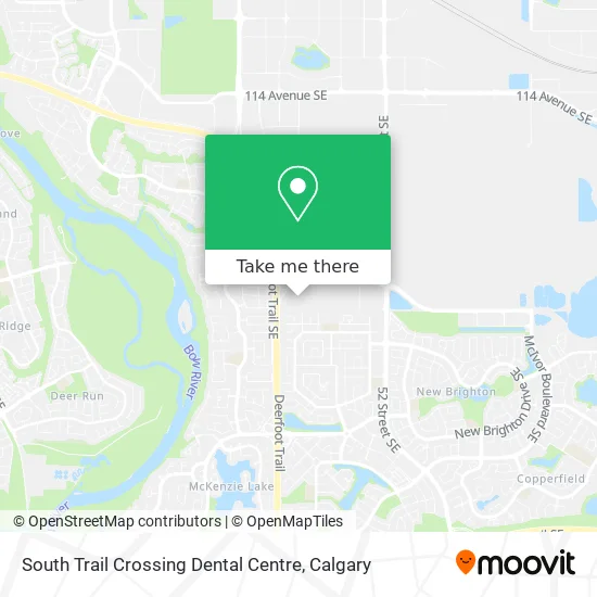 South Trail Crossing Dental Centre map