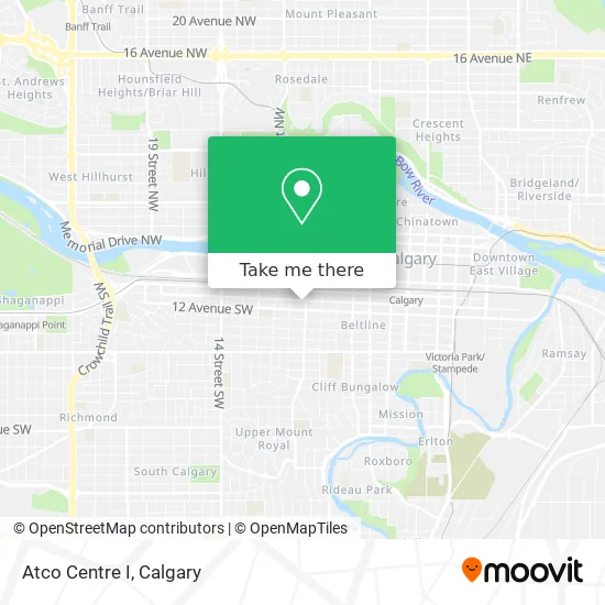 Atco Centre I map