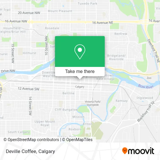 Deville Coffee map