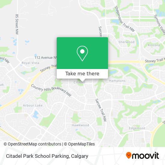 Citadel Park School Parking map